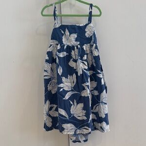 Navy Blue Floral Sundress